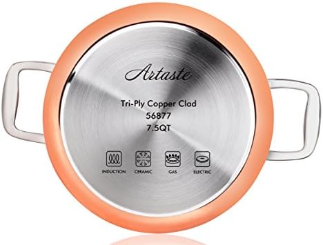 Artaste 56877 75-Quart Stock Pot with Steamer