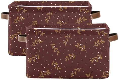 KLL Christmas Tree Branches Cloth Basket