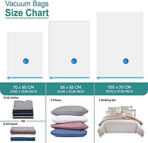 6-Piece Vacuum Storage Bag Set from WowSmart