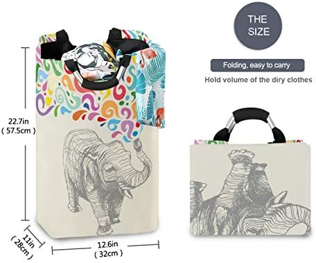 MOYYO Elephant Storage Colorful Durable Clothes Organizer