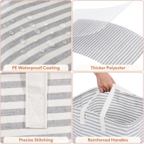 Perfect for Freestanding Laundry Hamper Grey