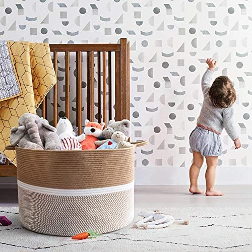 ChicVita XXL Cotton Rope Woven Basket
