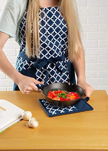 DII Lattice Oven Mitt Potholder Set 2 Piece