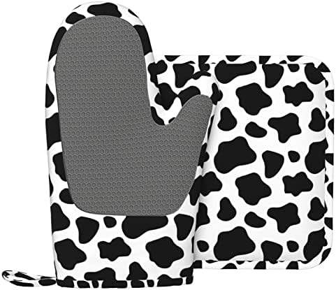 Oven Mitts and Potholders Cow Prints