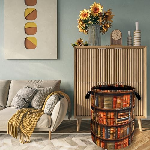 Retro Wooden Laundry Basket 189x165 for Home Kitchen