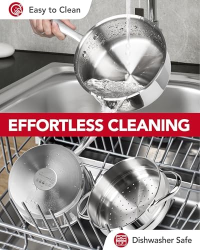 Stainless Steel Saucepan with Lid