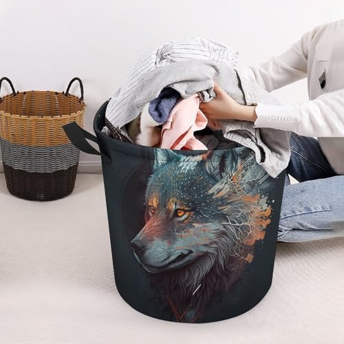Durable Animal Collapsible Laundry Basket