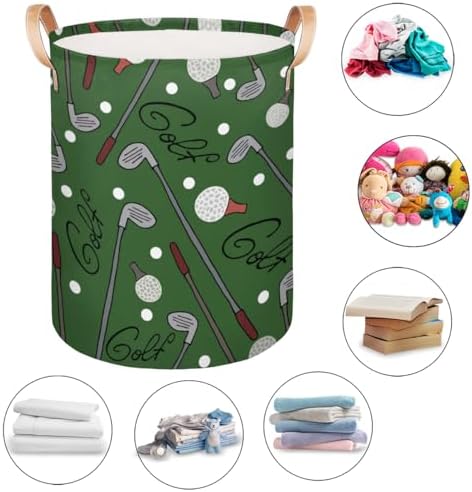 Large Collapsible Laundry Basket with Handle for Storage