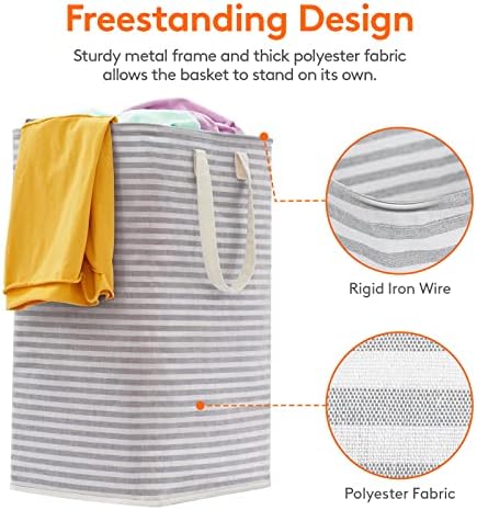 Perfect for Freestanding Laundry Hamper Grey