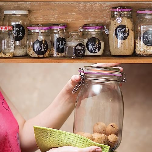 fcEnds Airtight Silicone Gasket Replacement for Mason Jars Leakproof and Durable