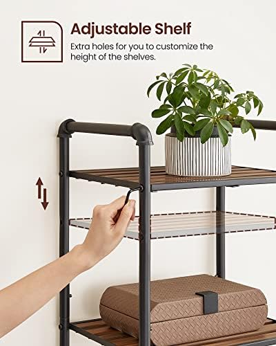 Vasagle Bath Storage Rustic Brown