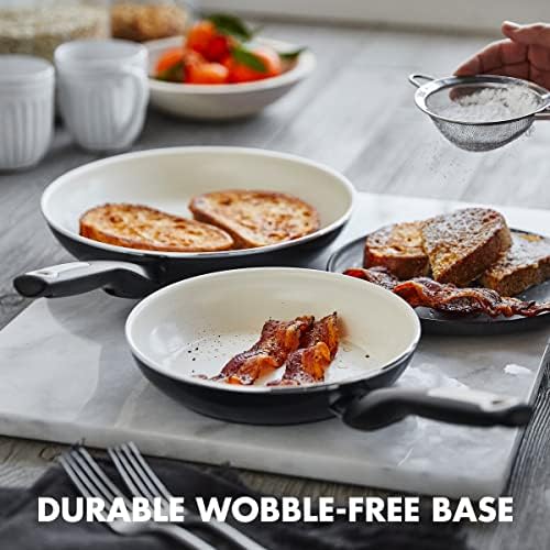 GreenPan Rio 8 10 Skillet Set PFOA-Free Nonstick bakelite Handles