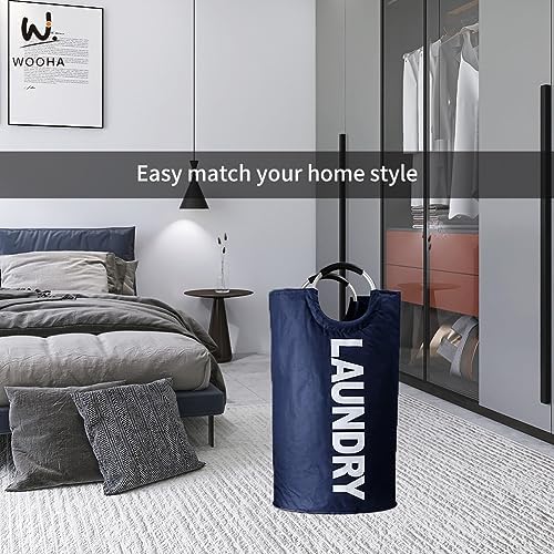WOOHA 125L Collapsible Laundry Hamper for Bedroom Closet Bathroom