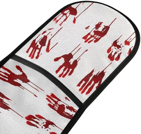 Fygkpt Bloodied Halloween Oven Mitts Set