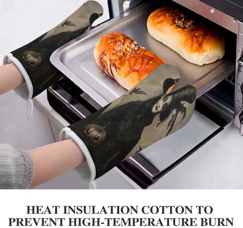 Halloween Child Portrait Oven Mitts 2-Piece Set