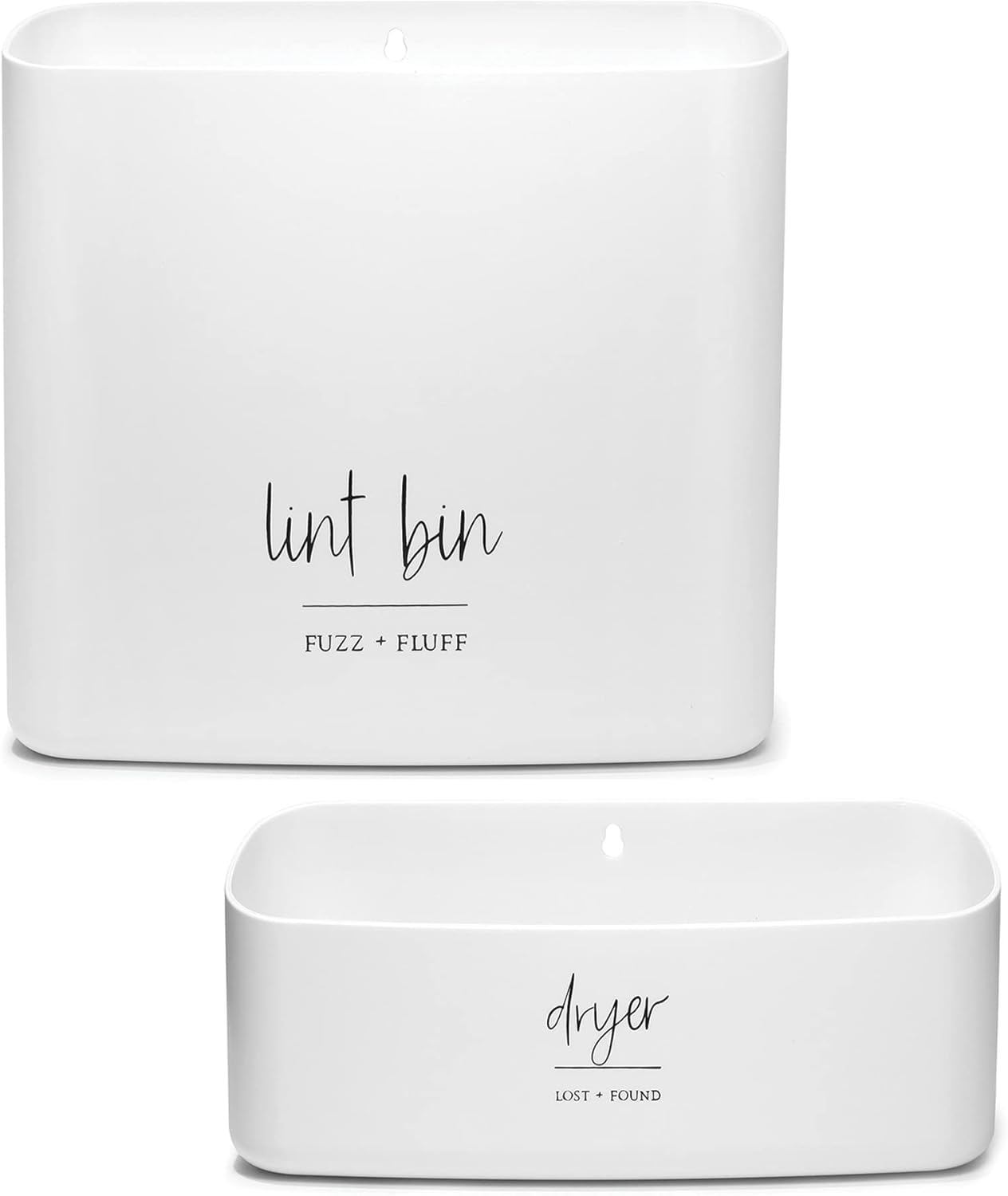 Magnetic Lint Bin for Laundry Storage