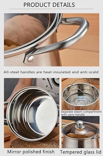 Stainless Steel Seafood Steamer Pot