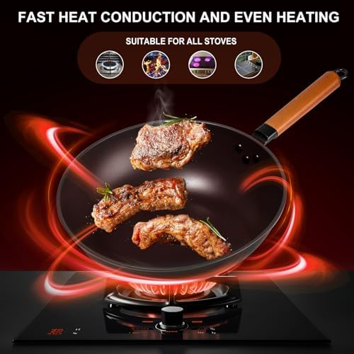 13-inch wok with lid - Perfect for cooking