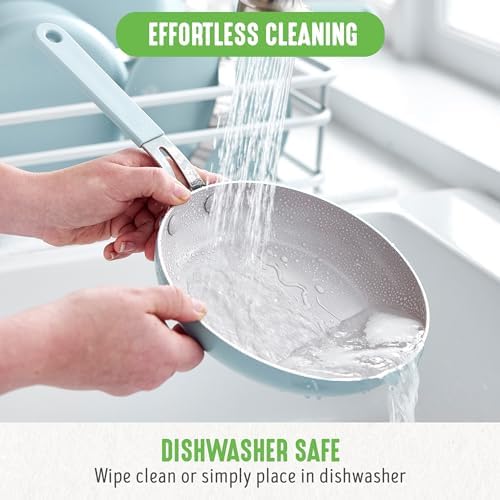 GreenLife Dream 10-Piece Nonstick Ceramics Set PFAS-Free dishwasher oven safe