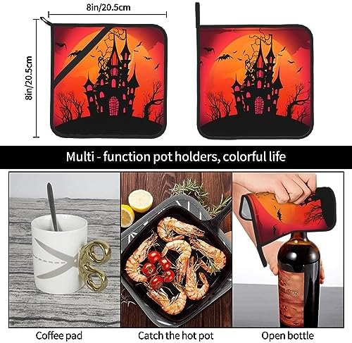 Halloween Potholders for Cooking 2-Piece Set