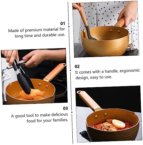 ABOOFAN 18cm Nonstick Milk Pan for Stew Energy Efficient
