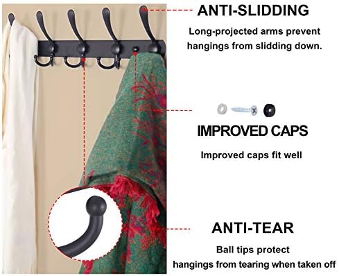 Sturdy Wall-Mounted Coat Rack