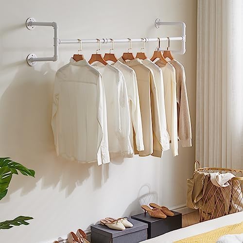 IBUYKE Industrial Pipe Clothes Rack