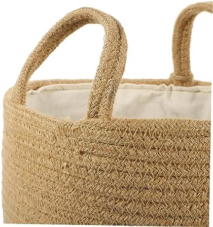 MAGICLULU Cotton Rope Laundry Basket with Dual Handles