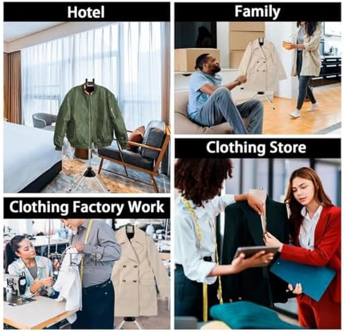Iron Steam Stand Foldable Garment Clothes Drying Rack