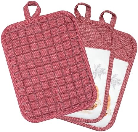 3PK Set silicone heat resistant pot holders