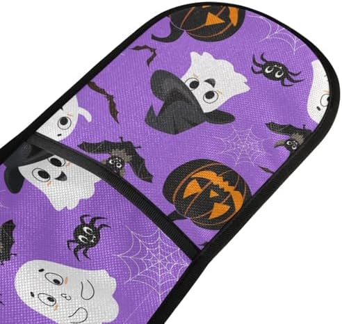 Halloween Pumpkins Bats Oven Mitts