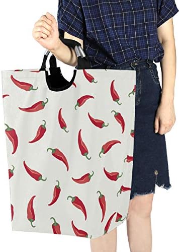 MOYYO Red chili Collapsible laundry basket
