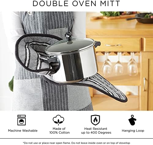 Perfect double oven mitt for oven kitchen use