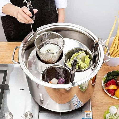 3-Piece Stainless Steel Pasta Cookware Set for Kitchen