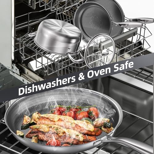 3 Quart Stainless Steel Saucepan with Ceramic Lid
