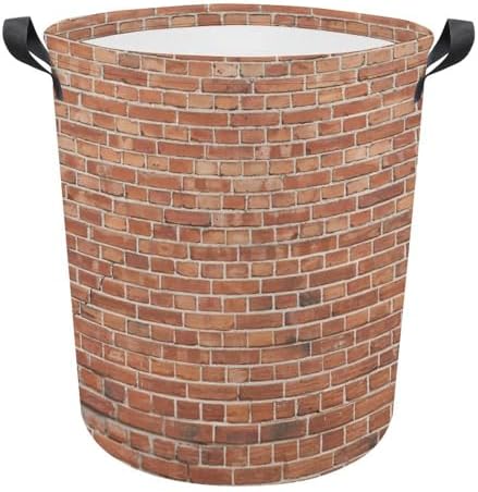 All-In-One Red Brick Water Resistant Laundry Bin