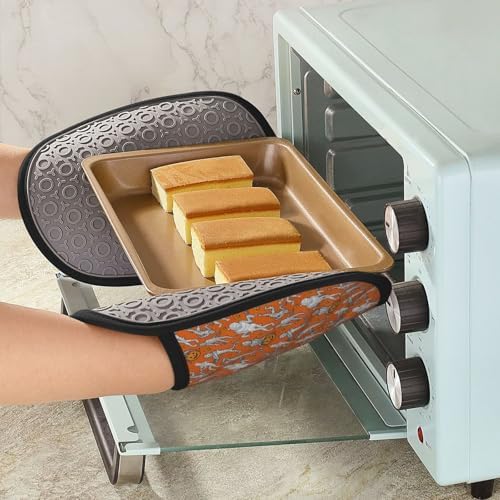 Buewutiry Halloween Mummy Oven Mitts