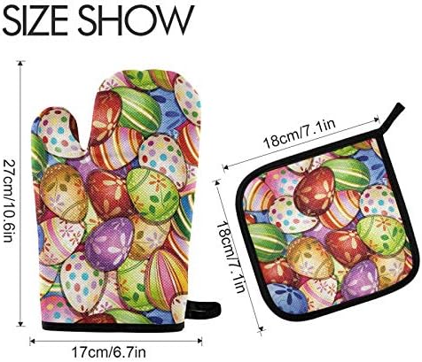 Oven Mitt Potholder Set
