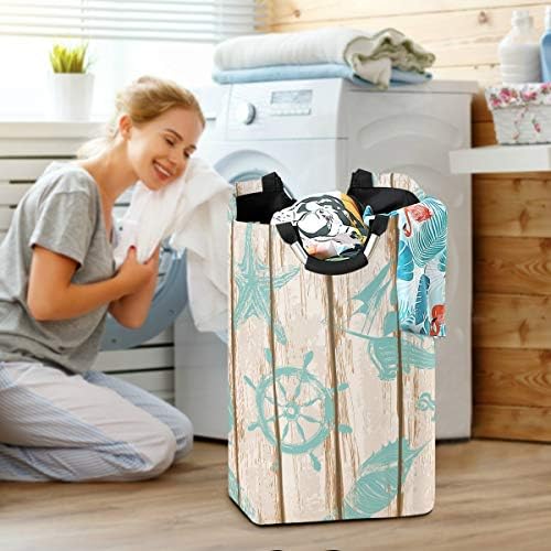 Mooyo Collapsible Laundry Hamper with Handle