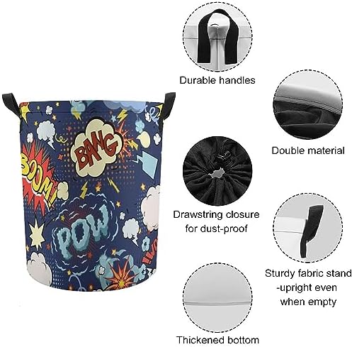 City Wars Superheroes Rise - Funny Foldable Laundry Basket