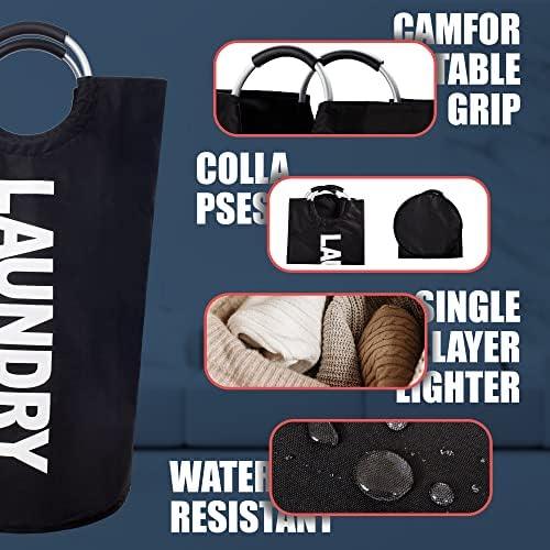 Sturdy 90L Folding Laundry Hamper 13 Colors
