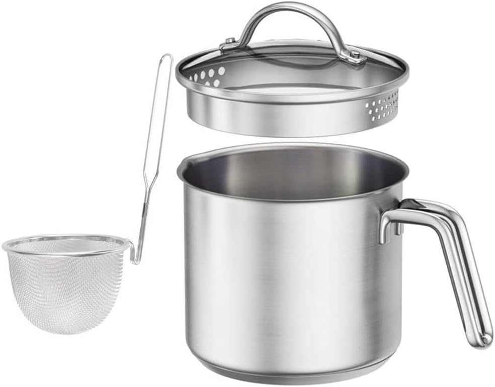 15QT Multipurpose Small Cookware with Glass Lid