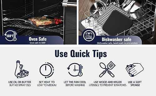 Cooks Standard Nonstick Griddle Pan Black