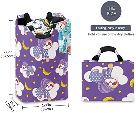 MOYYO Cute Lazy Sloth Laundry Basket Collapsible Organizer