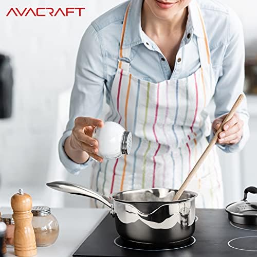 Stainless Steel Multurpose Saucepan with Glass Lid
