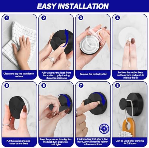 suction cup hooks for bathroom window glass Bowntik 2-packs