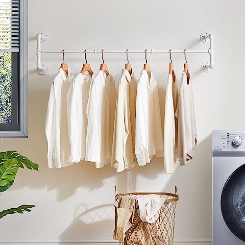 IBUYKE Industrial Pipe Clothes Rack
