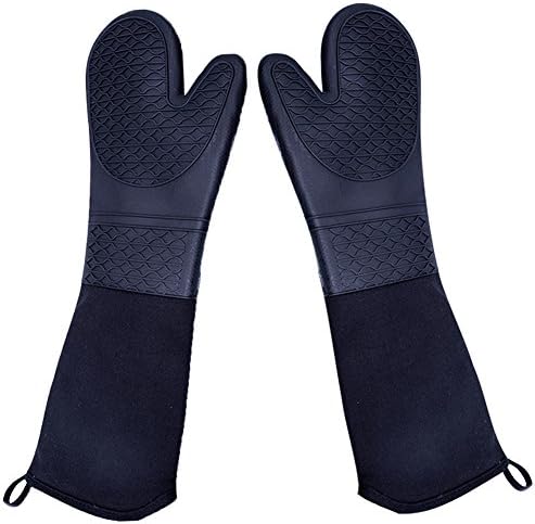 Double the Protection Heat-Resistant Professional Silicone Oven Mitts