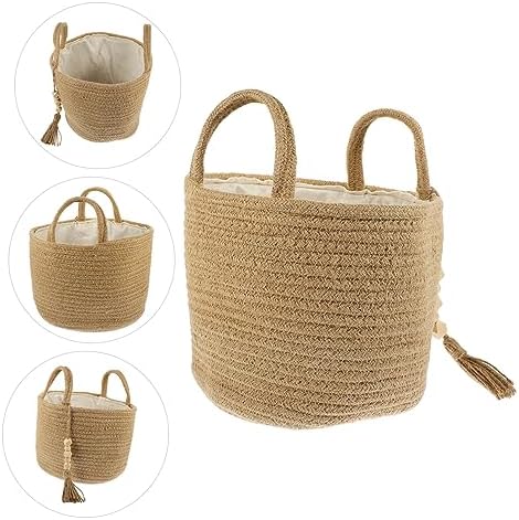 Elegant Aluminum Rope Laundry Basket