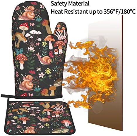 Aoojanu 2 Set Pot Holders Oven Mitts